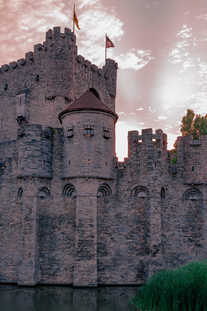 Gravensteen Castel, wall