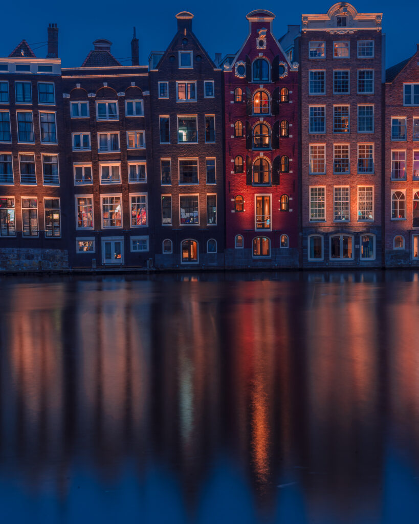 Spring, Netherlands, Amsterdam, Evening, Canal, Reflection