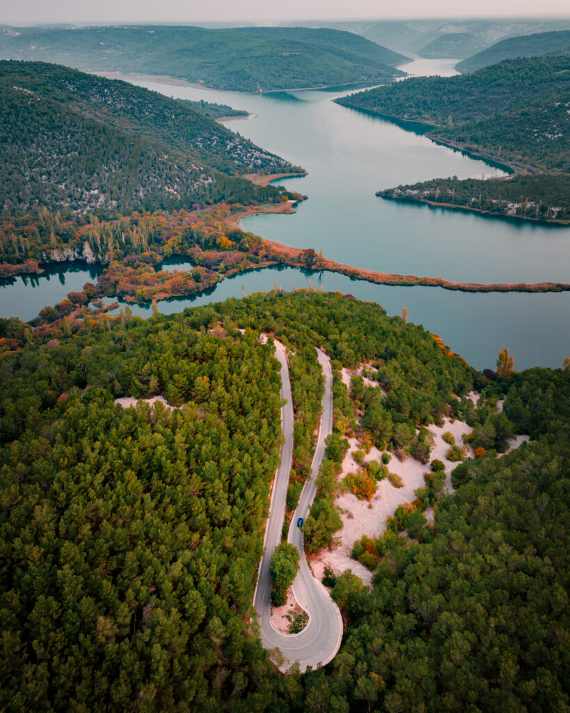 Road to Krka National Park