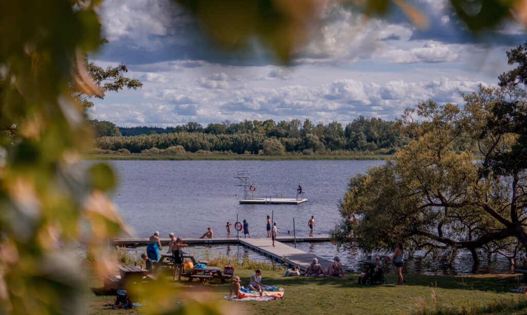 Wiks Slott beach
