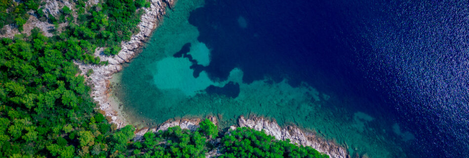 Dubrovnik to Split, Croatian Coast, Drone