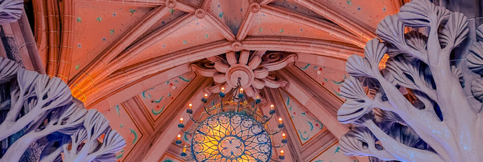 Disneyland Paris castle celing