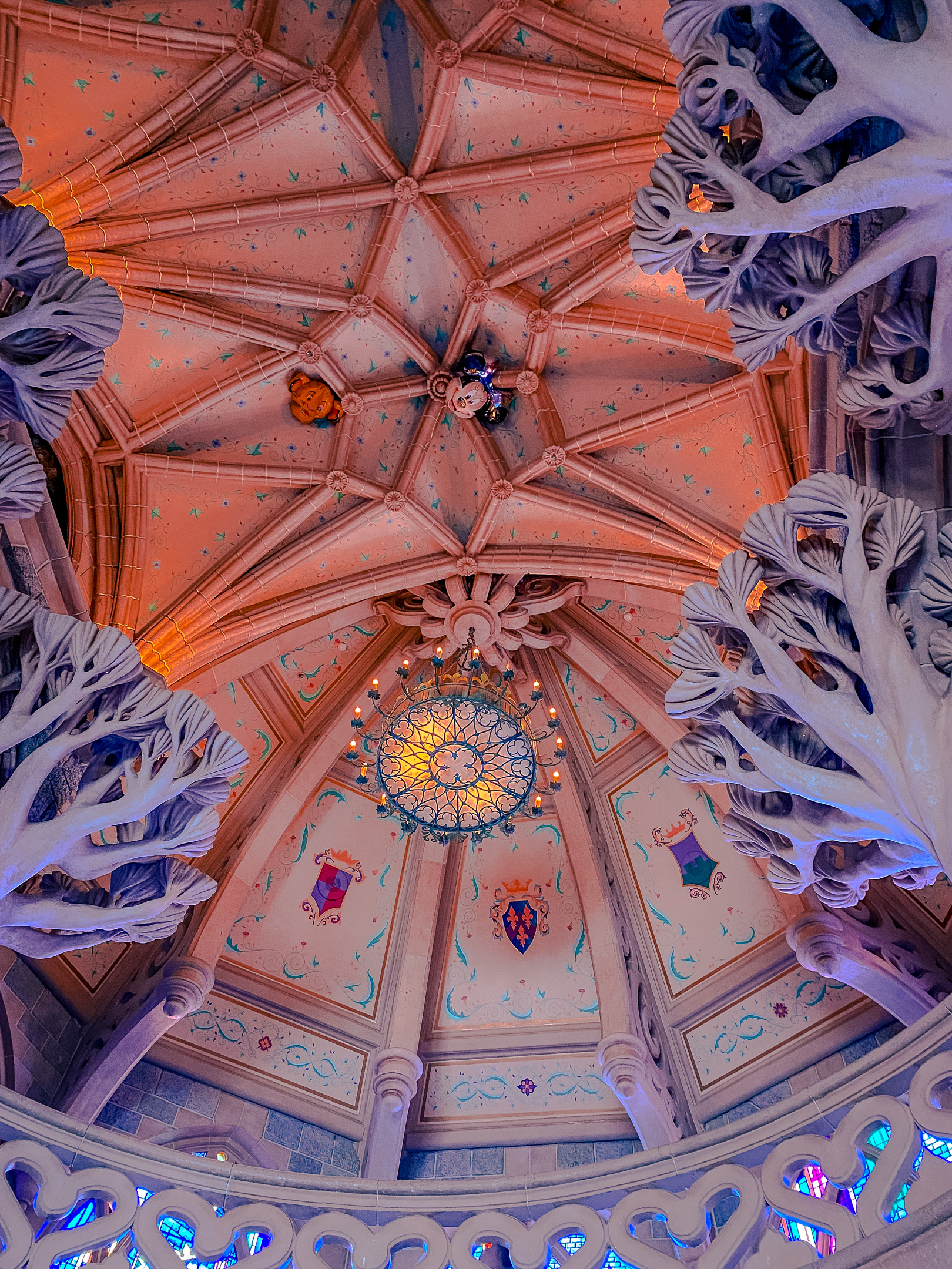 Disneyland Paris castle celing