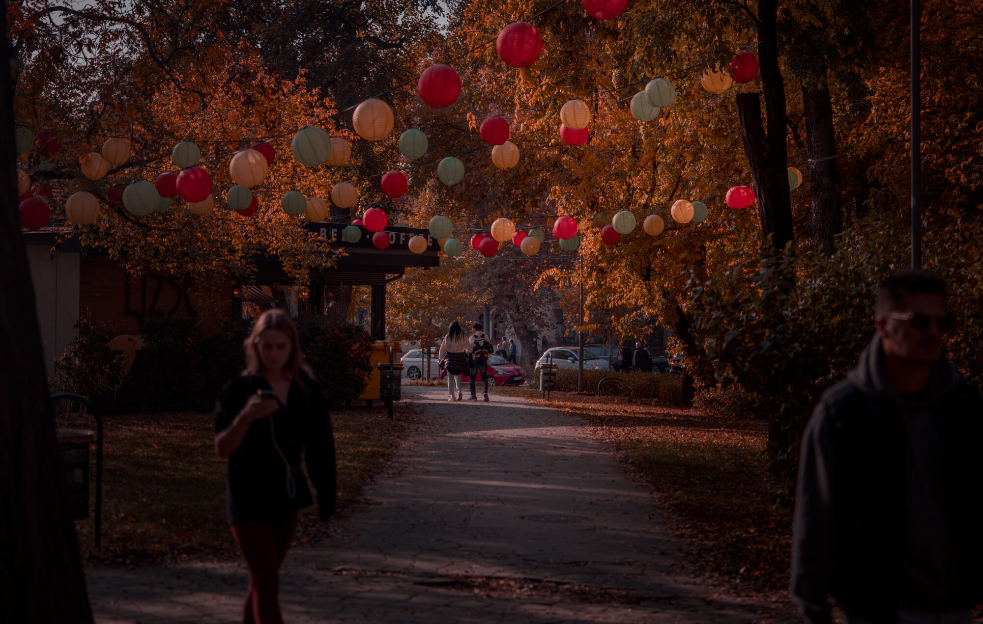 Varosliget Park Budapest autumn insstagram spot cosy path