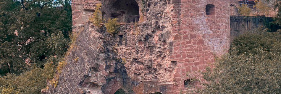 Heidelberg, old town, castle, Germany, ruin
