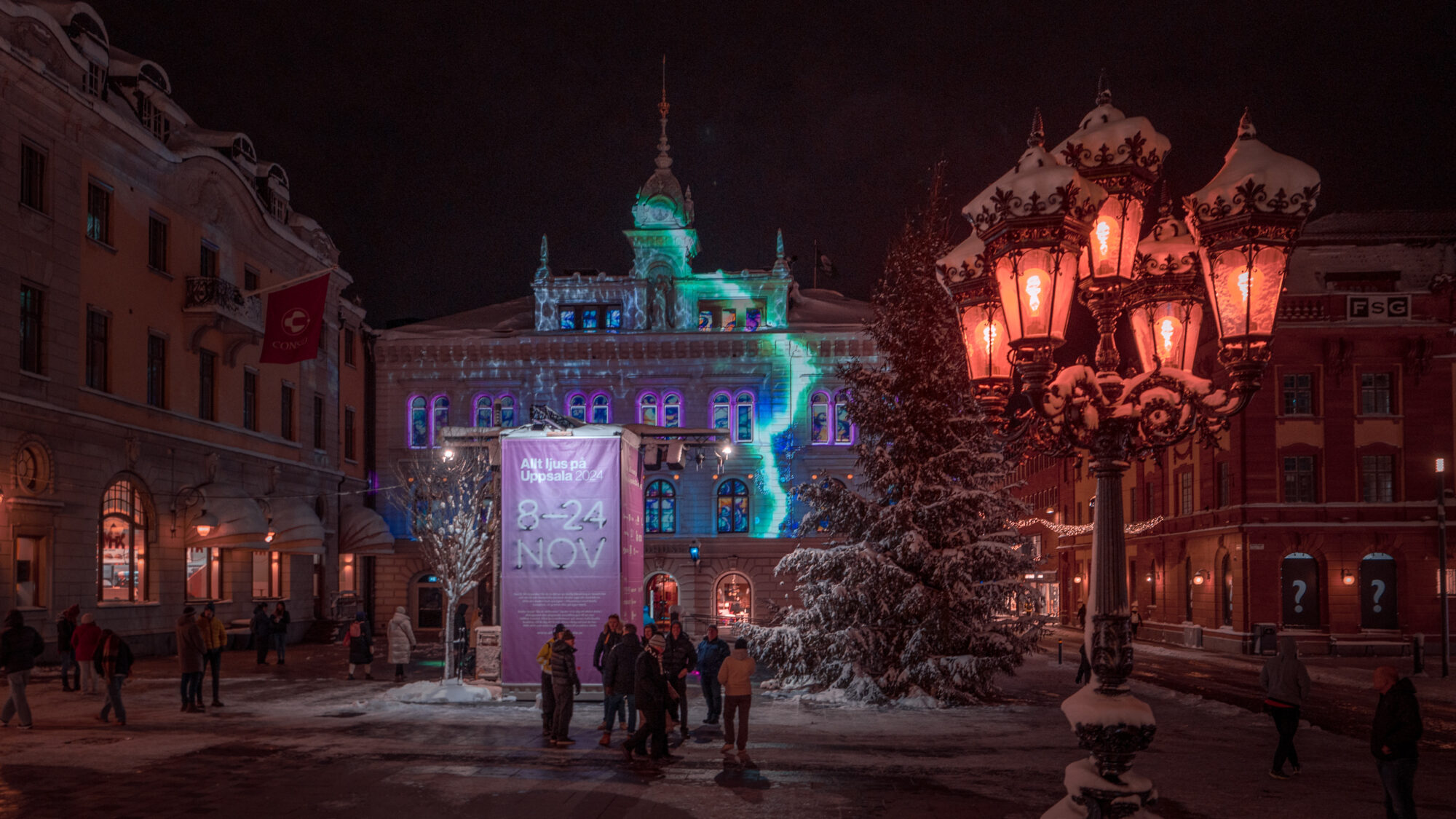 Allt ljus på Uppsala Event Photography Light artwork