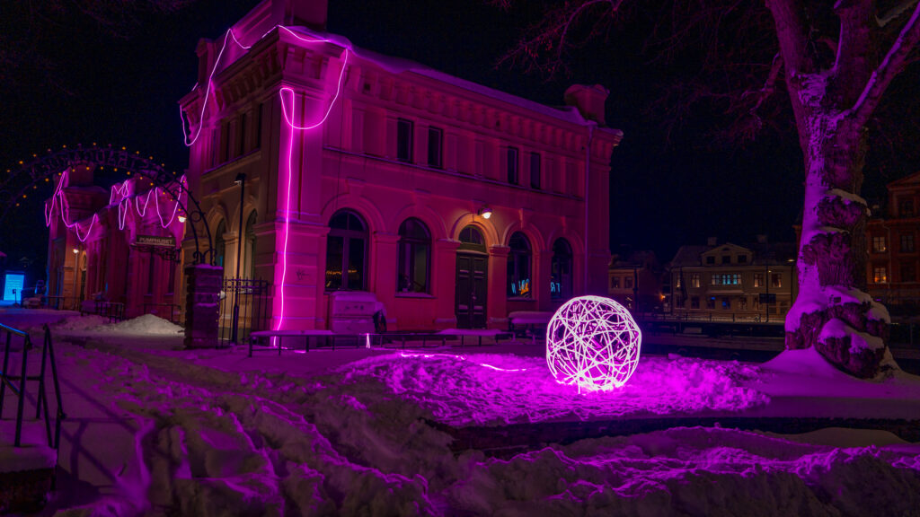 Allt ljus på Uppsala Event Photography Light artwork