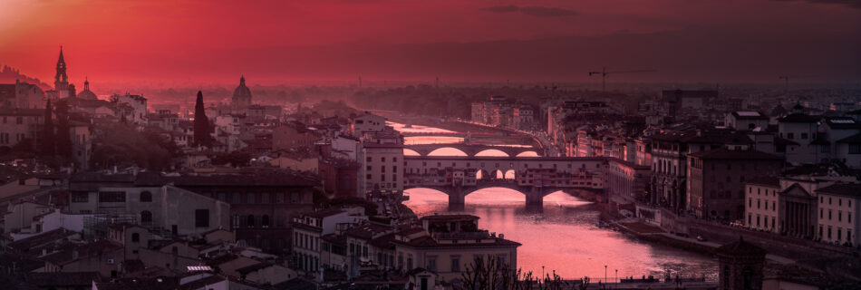 Tuscany Travel Photography guide Italy Florence Piazzale Michelangelo Ponte Vecchio sunrise