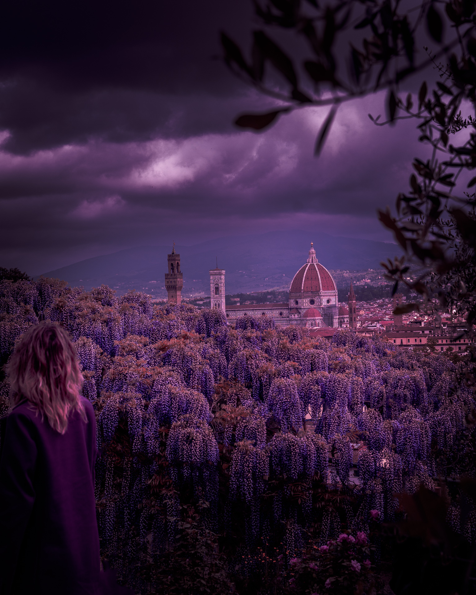 Tuscany-Travel-Photography-guide-Italy-Florence-del-Duomo-morning-garden-view-spring