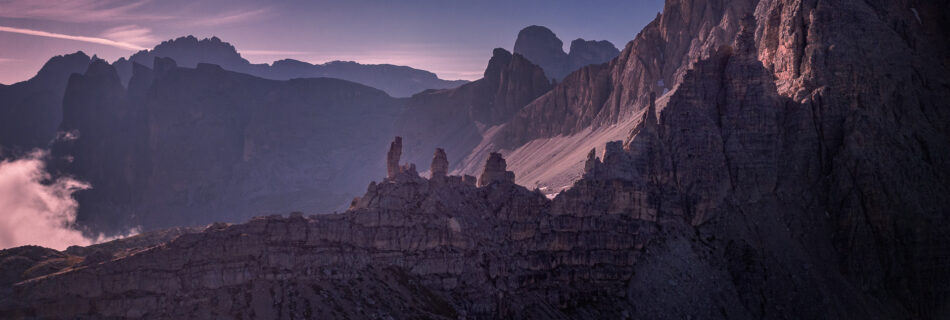 Tre-Cime-di-Lavadero-Dolomites-Family-road-trip-in-northern-italy-epic-morning-hike-ridge