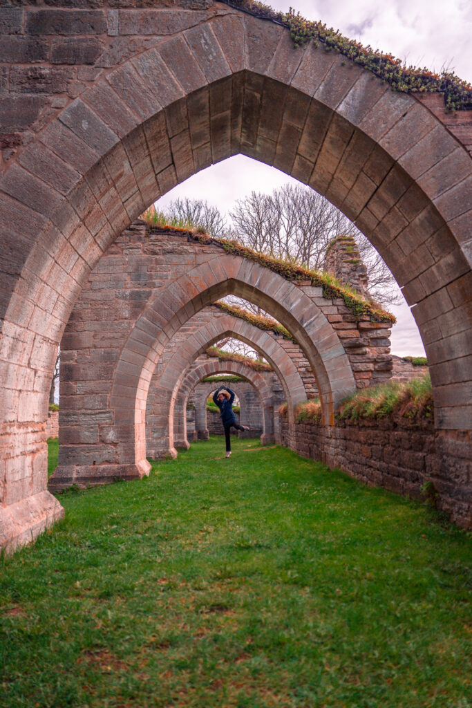 Vadstena-Monastery-Ruins-Saint-Bridget-of-Sweden-arches-dance