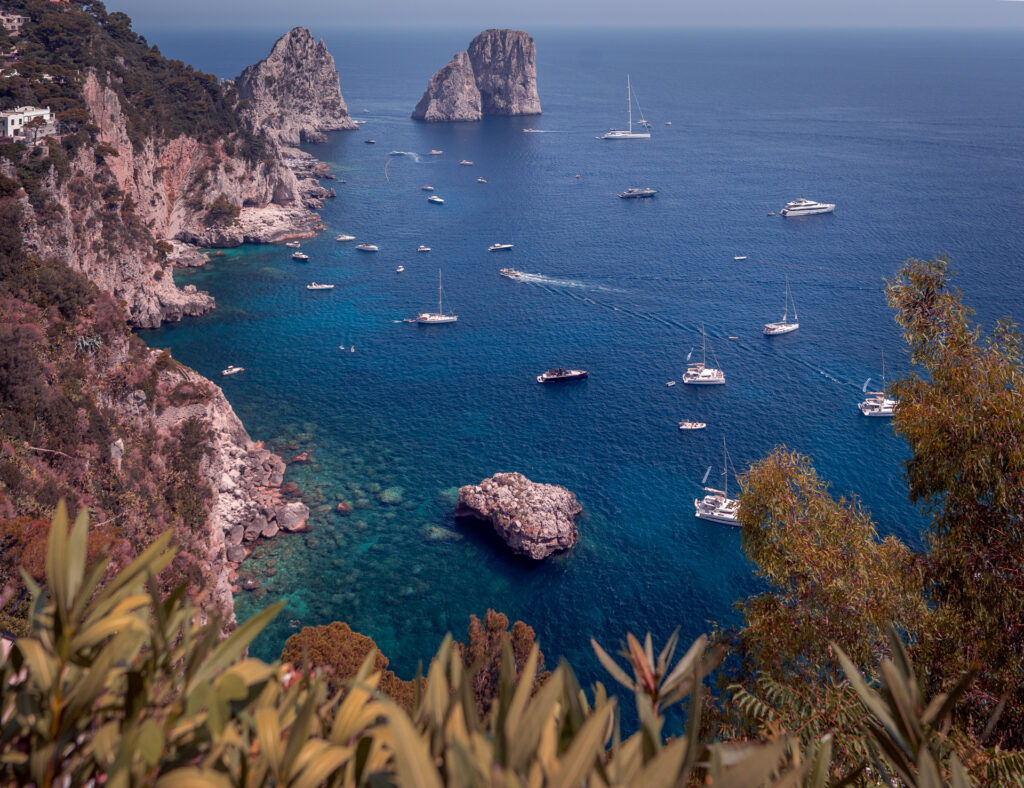 Amalfi-Coast-Italy-Trip-37-Boat-Trip-Salerno-to-Capri-Monte-Solaro-Chair-Lift-Seggiovia-di-Monte-Solaro-view