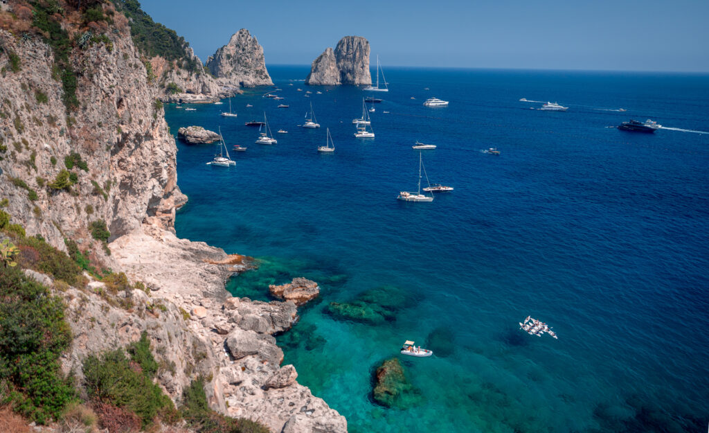 Amalfi-Coast-Italy-Trip-40-Boat-Trip-Salerno-to-Capri-Gardens-of-Augustus-view