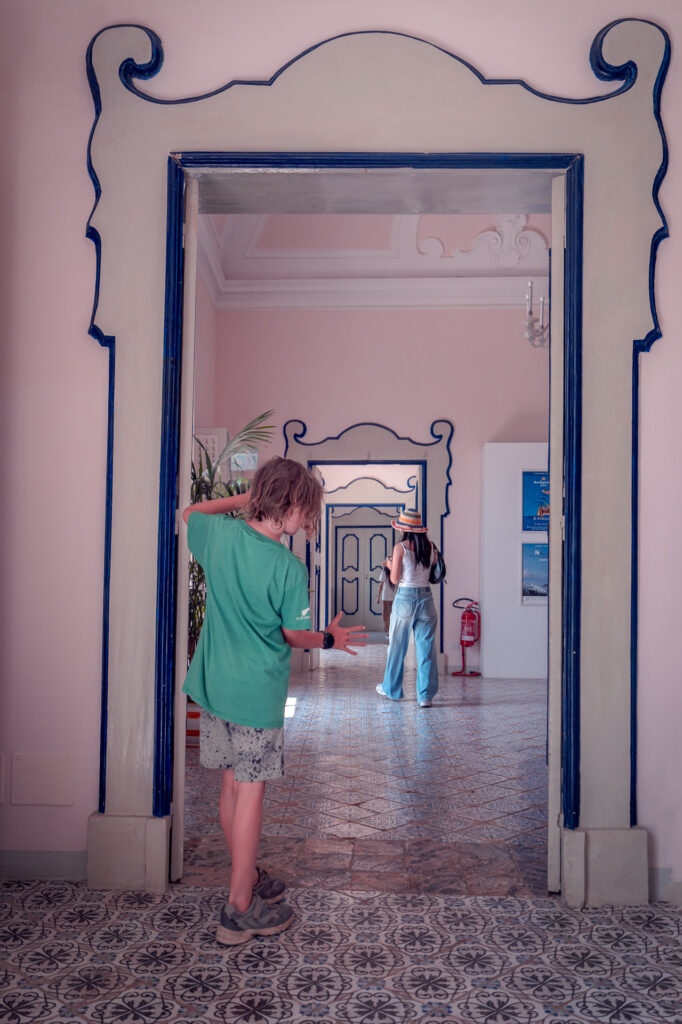 Amalfi-Coast-Italy-Trip-56c-Ravello-Villa-Rufolo-garden-indoors-doors
