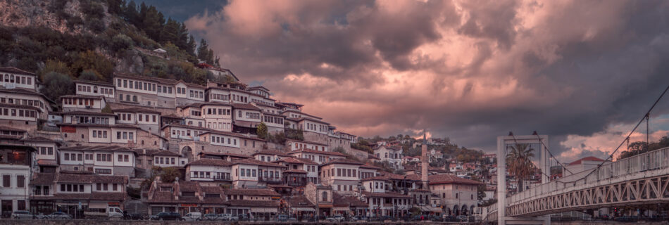 Berat Skyline Sunrise Albania