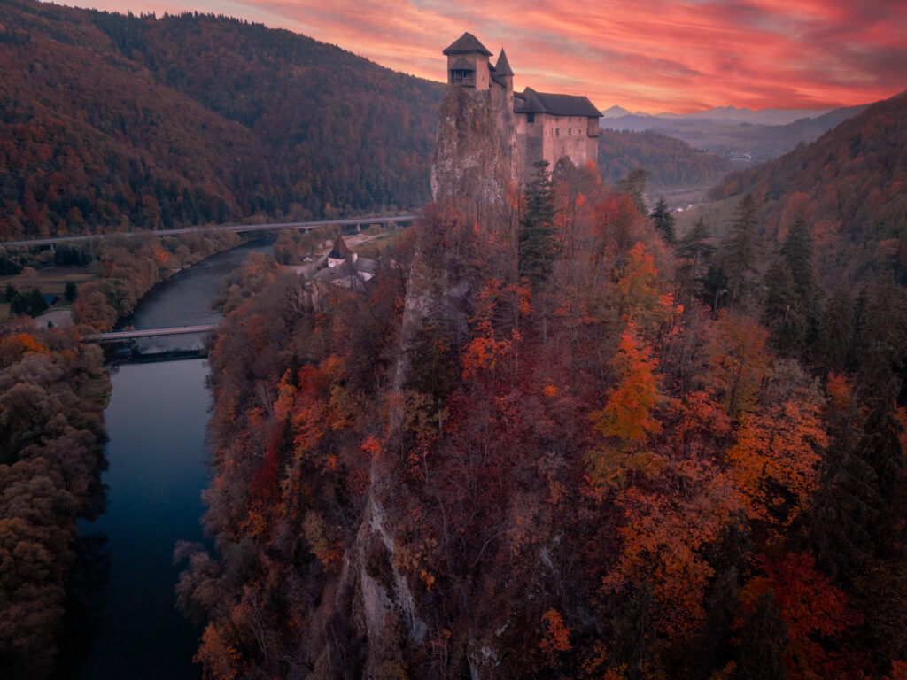 Orava Castle at Sunset - Slovenia Photography Road Trip
