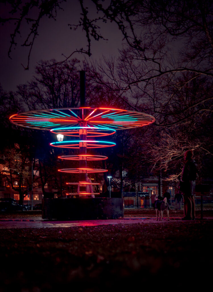 Allt Ljus på Uppsala Light Art Festival – Interactive Music Art in Vasaparken  - Uppsala Sweden 2025