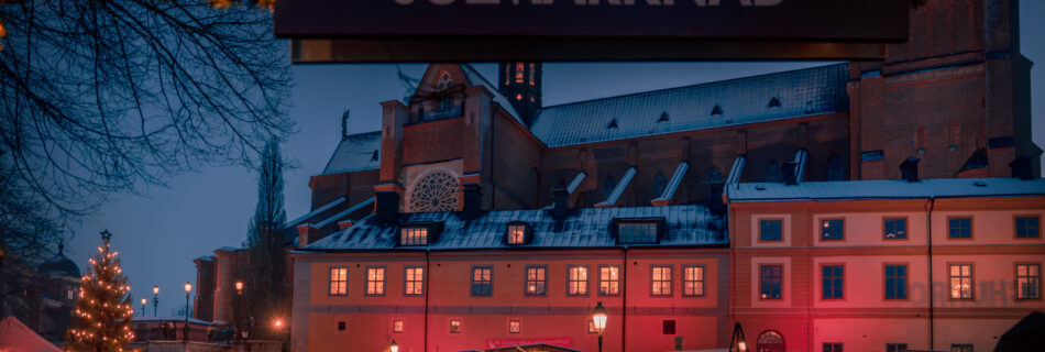 Christmas Market in Sweden - Christmas Tree Cathedral - Uppsala Historiska Julmarknad