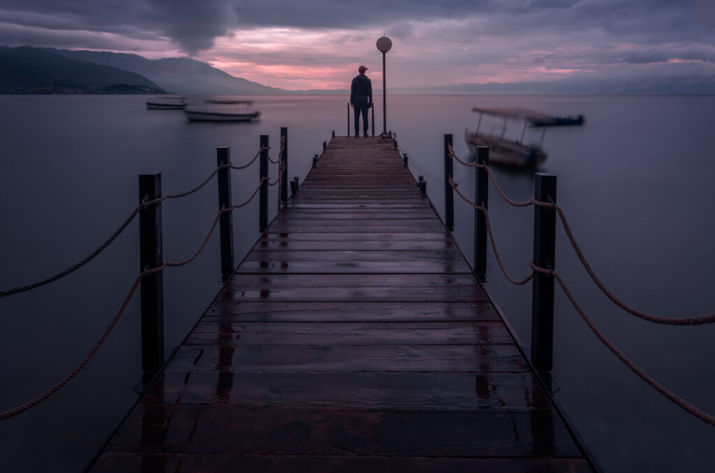 Ohrid Lake Promenade Boardwalk - Ohrid Northmacedonia