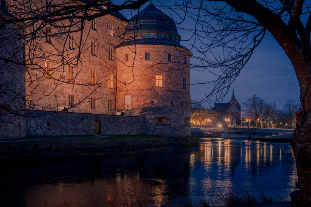 Örebro Castle (Slott) Blue Hour - Travel Photography - Örebro Sweden