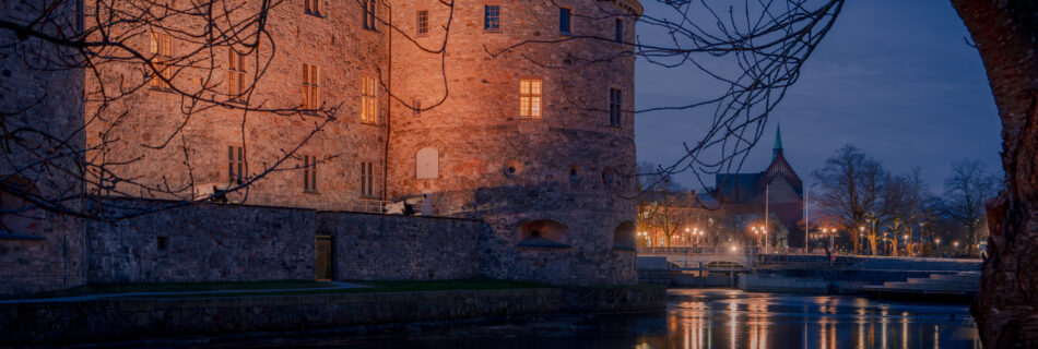 Örebro Castle (Slott) Blue Hour - Travel Photography - Örebro Sweden
