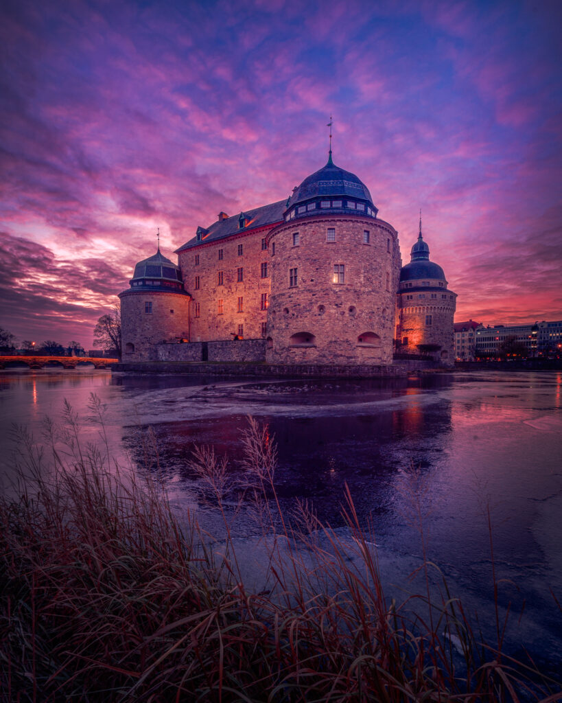 Örebro Castle (Slott) Sunrice - Travel Photography - Örebro Sweden