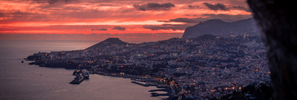 Maderia Funchal sunset View