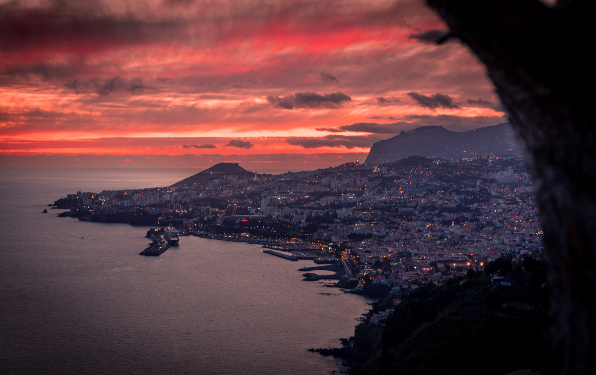 Maderia Funchal sunset View