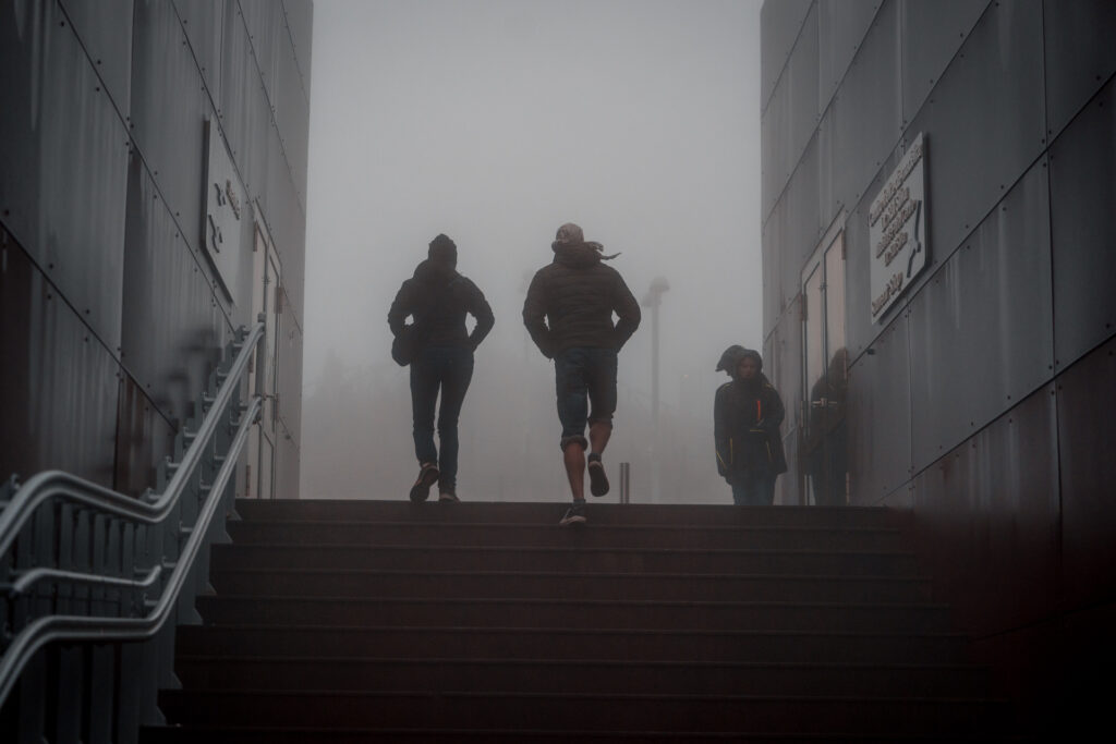Pico do Arieriro - Entrance - Fog and Rain