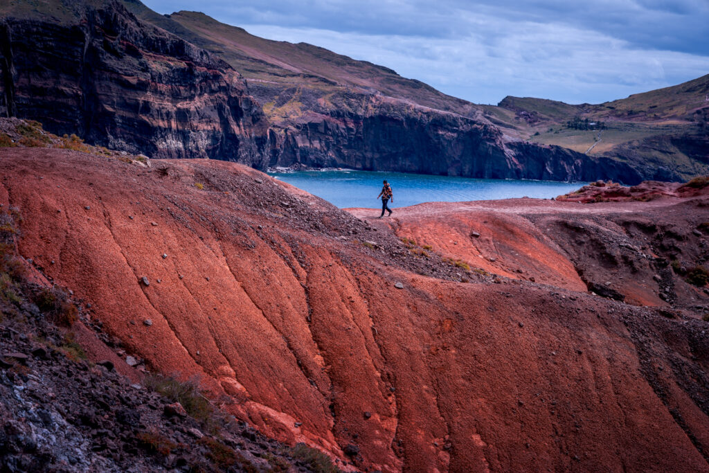 Ponta de São Lourenço - Lonely Man on Trail -Great Levada on Maderia