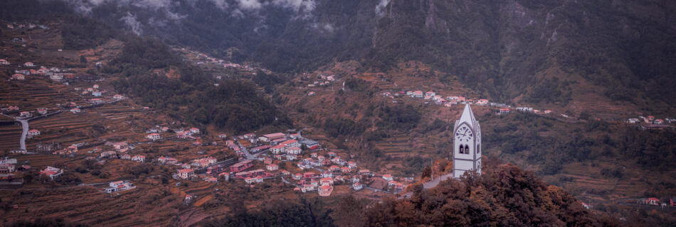 Capela de Nossa Senhora de Fátima São Vicente Madeira - Drone landscape photo