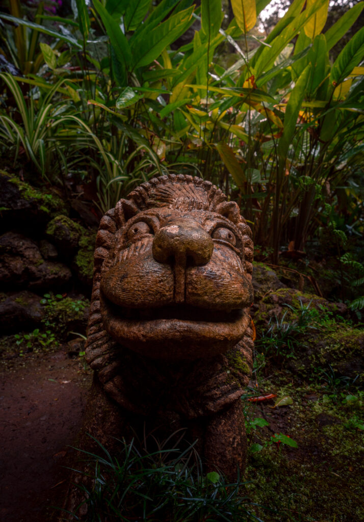 Monte Palace Tropical Garden Madeira - Lion Statue