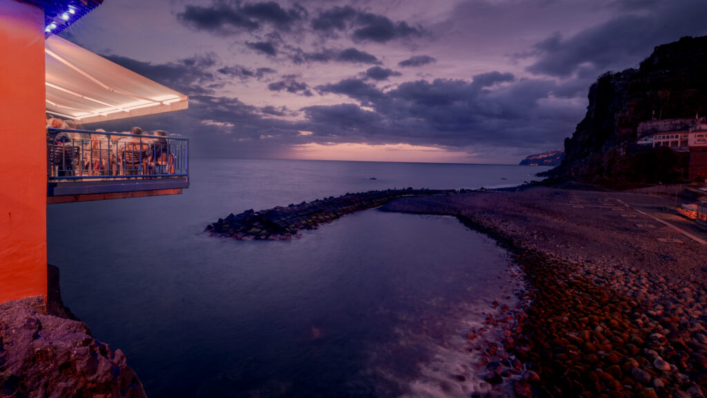 Ponta do Sol Madeira - Restaurant with Best View of Ocean at Blue Hour