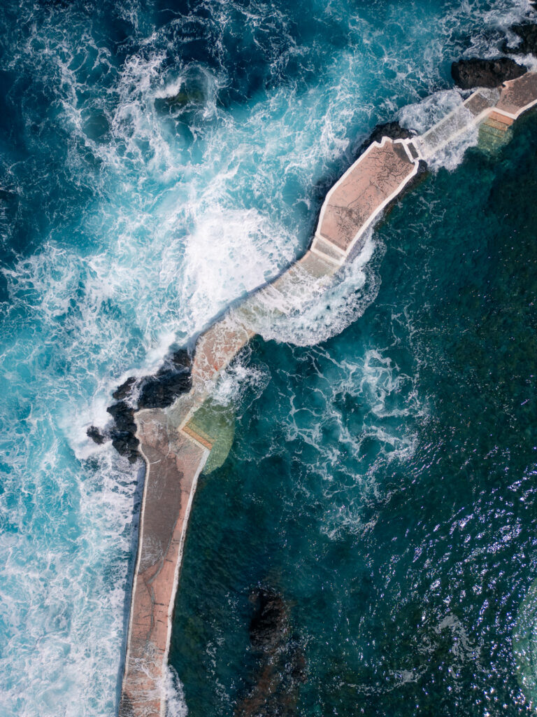 Porto Moniz Natural Swimming Pools Maderia - Barrier Against Ocean - Porto Moniz Natural Swimming Pools