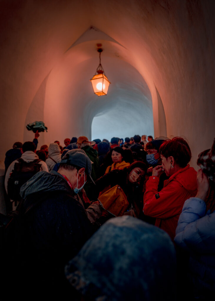 Crowded Entrance Waiting to Enter - Park and National Palace of Pena - Sintra - Lisboa - Portugal