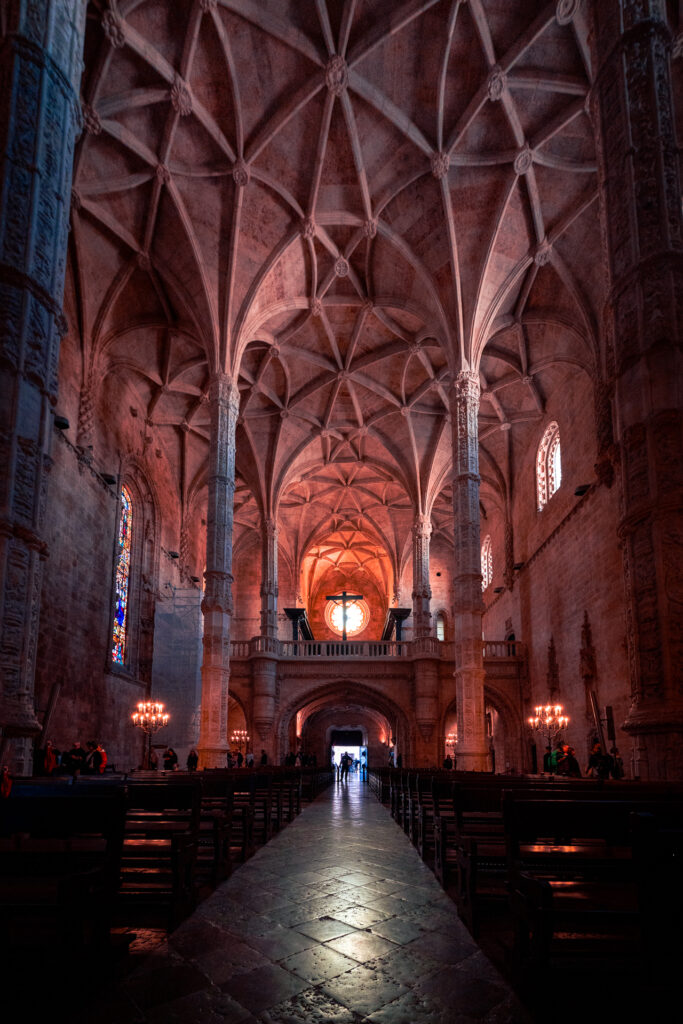 Jerónimos Monastery - Inside Celing - Lisbon Portugal