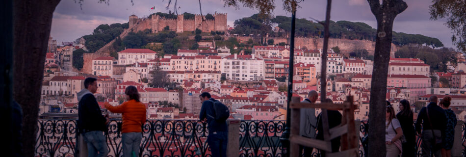 Miradouro de São Pedro de Alcântara Lisbon Viewpoint for Sunset