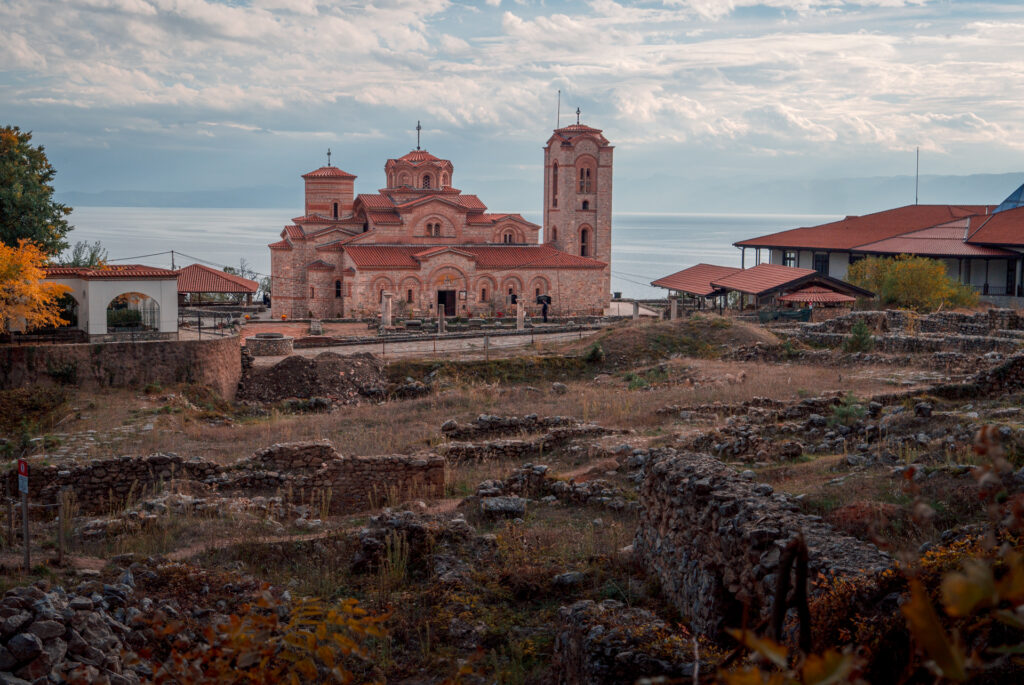 Church of Saints Clement of Ohrid & Panteleimon in front of Lake Ohrid - North Macedonia - Photography Road Trip in the Balkans