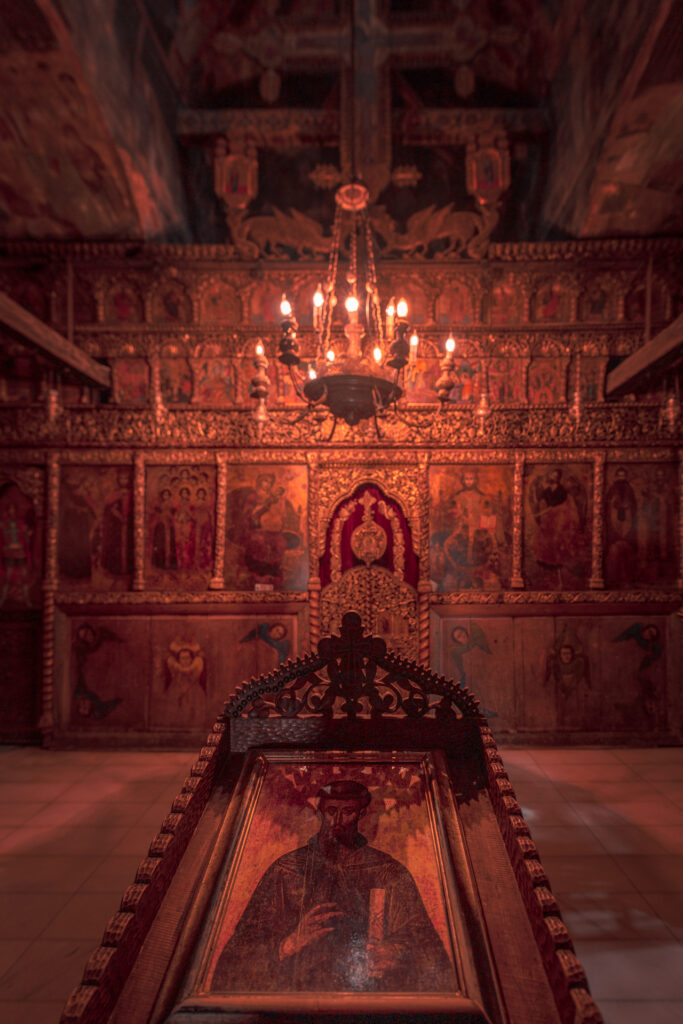 Saint Naum Monastery Inside Lights- North Macedonia - Photography Road Trip in the Balkans