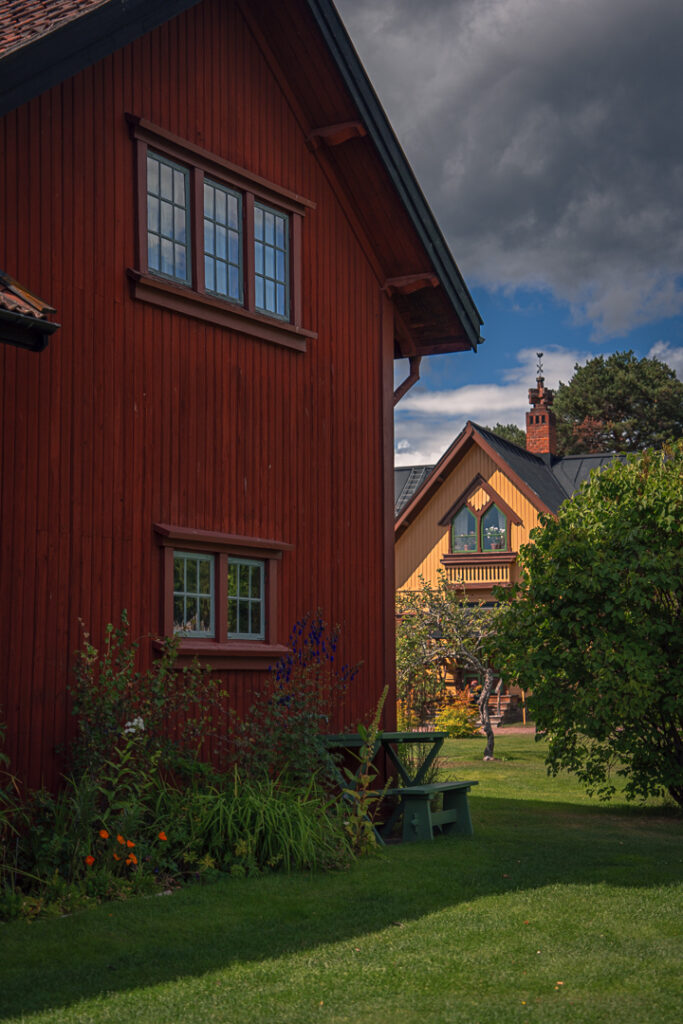 Houses at Zorngården Photography gems around Lake Siljan - Dalarna Vacation Travel Photos
